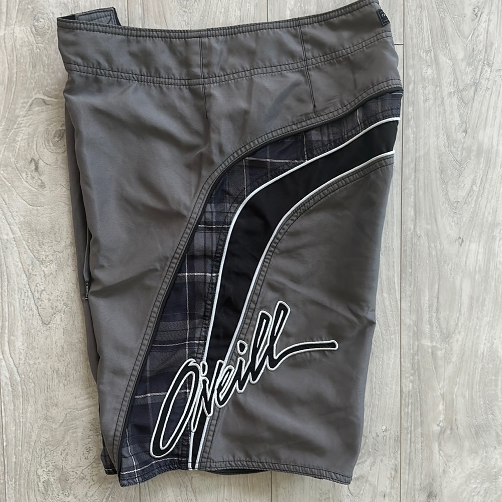 O’Neill swim shorts. Dark gray size 32 waist